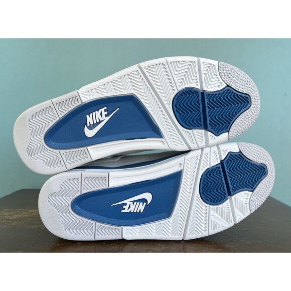 Nike Air Jordan 4 Retro "Military Blue" 2024 Men’s Size 12 FV5029-141 - Picture 10 of 11